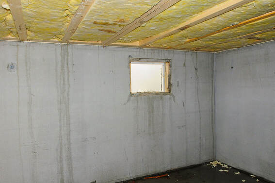 At Fairfield, CT, we insulated a damp basement.